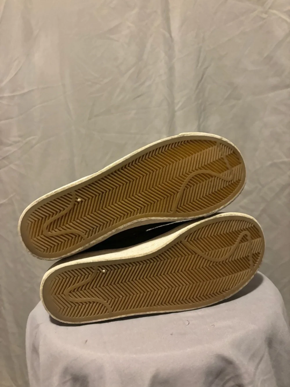 Nike Black Suede High-Top Sneakers with White Sole - Picture 5 of 7